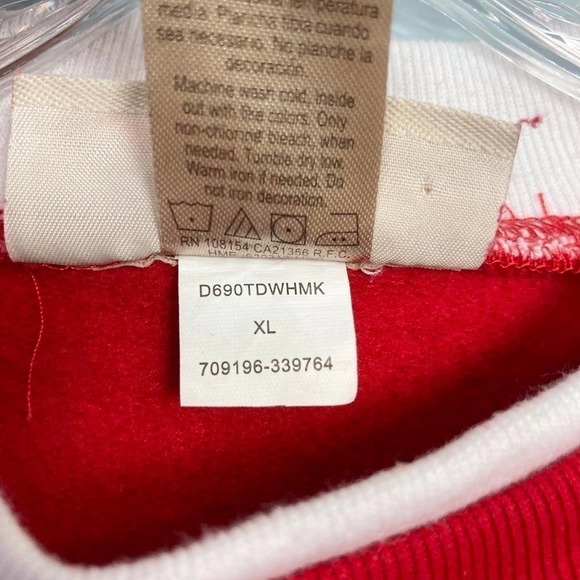 𝅺MCCC Sportswear Snowman Christmas Tree Mock Layered Sweatshirt Women's Size XL - Picture 7 of 12